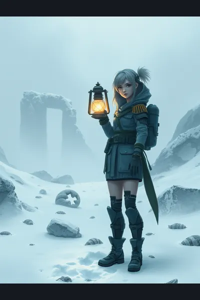 A Frozen Girl Lives On The Mountain Behind The Castle